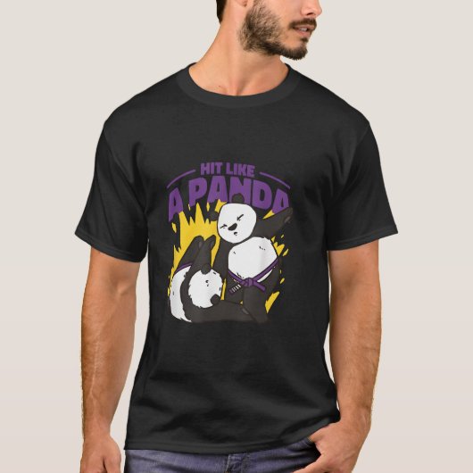 Sla Als Een Panda T-shirt (Voorkant)