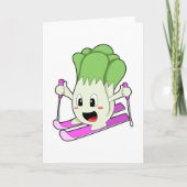 Sla als Skiloper met Ski Kaart (Voorkant)