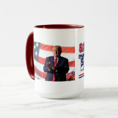 Sla Amerika Trump 2024 op Mok (Voorkant links)