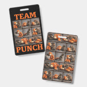 Sla Baby Aapje Badge (Voor- en achterkant)