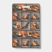 Sla Baby Aapje Badge (Achterkant)