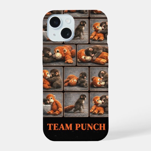 Sla Baby Aapje iPhone 15 Case (Achterkant)