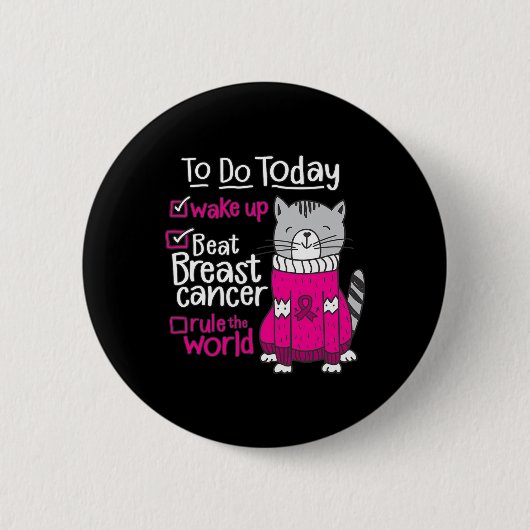 Sla borstkanker Overheer de wereld Overlevende cit Ronde Button 5,7 Cm (Voorkant)