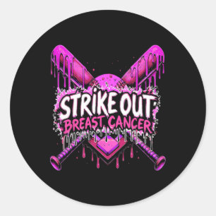 Sla Borstkanker Uit Verkoop Softll Drip Thuis Plaa Ronde Sticker