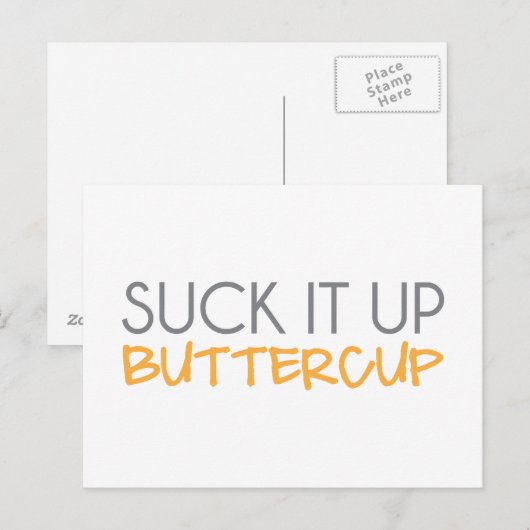Sla Buttercup op Briefkaart (Voorkant / Achterkant)