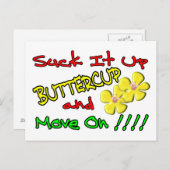 Sla Buttercup op Briefkaart (Voorkant / Achterkant)