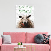 Sla Buttercup op Canvas Afdruk (Insitu (Woonkamer))