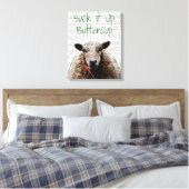 Sla Buttercup op Canvas Afdruk (Insitu (Slaapkamer))