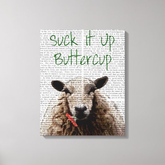 Sla Buttercup op Canvas Afdruk (Voorkant)