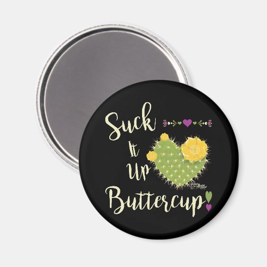Sla Buttercup op Magneet (Voorkant / Achterkant)