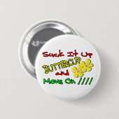 Sla Buttercup op Ronde Button 5,7 Cm (Voorkant /achterkant)
