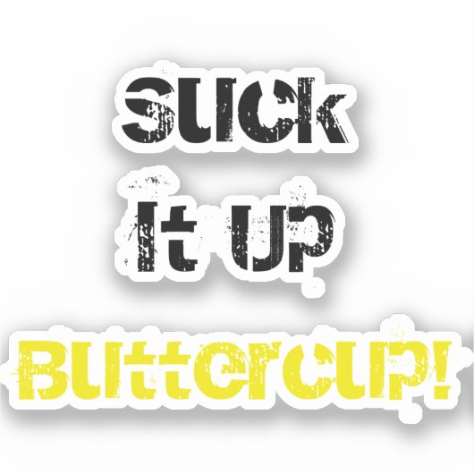 Sla Buttercup op Sticker (Voorkant)