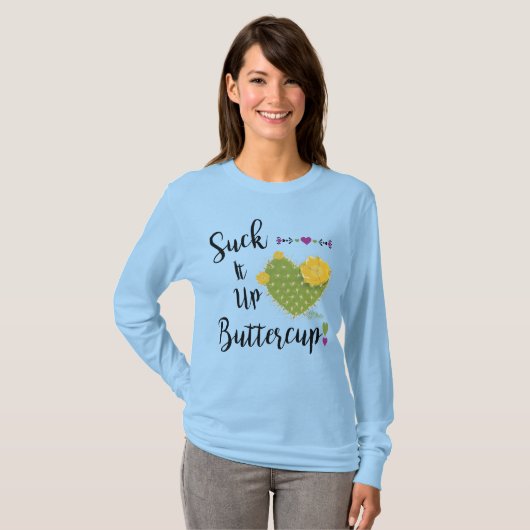 Sla Buttercup op T-shirt (Voorkant volledig)