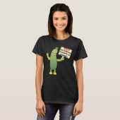 Sla courgette op t-shirt (Voorkant volledig)