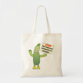Sla courgette op tote bag (Voorkant)