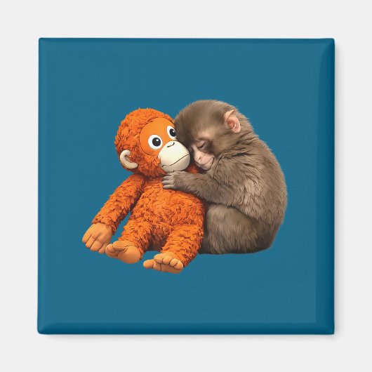 Sla cute aap  magneet (Voorkant)