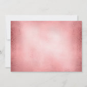 Sla datum 3 Foto Roos Gold Modern Script op Save The Date (Achterkant)