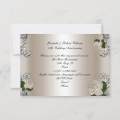 Sla de 25e Jubileum bruiloft op Save The Date (Achterkant)