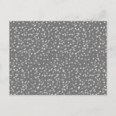 Sla de 25e Jubileum Silver Love Hearts op Briefkaart (Achterkant)