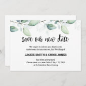 Sla de aankondiging van het huwelijk op nieuwe dat (Voorkant / Achterkant)