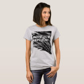 Sla de Amerikaanse Republiek op T-shirt (Voorkant volledig)