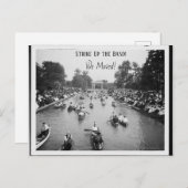 Sla de band op! We zijn verhuisd! Briefkaart (Voorkant / Achterkant)