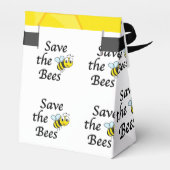 Sla de bijen op bedankdoosjes (Achterkant)