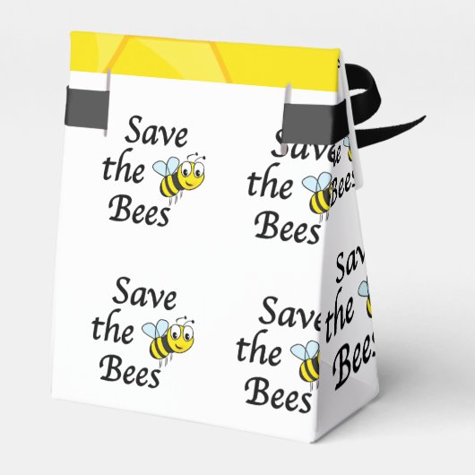 Sla de bijen op bedankdoosjes (Achterkant)