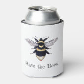 Sla de bijen op blikjeskoeler (Blikje Voorkant)