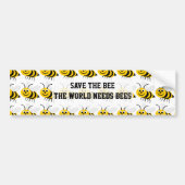 Sla de bijen op bumpersticker (Voorkant)