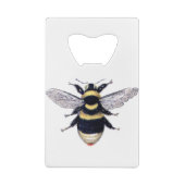 Sla de bijen op creditkaart flessenopener (Achterkant)