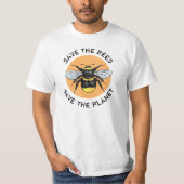 Sla de bijen op de planeet t-shirt (Voorkant)