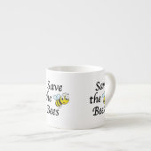 Sla de bijen op espresso kop (Voorkant rechts)