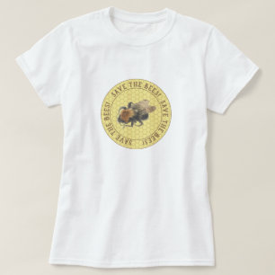 Sla de bijen op    Honingbijen en Honingraat T-shirt