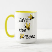 Sla de bijen op mok (Links)