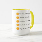 Sla de bijen op mok (Voorkant rechts)