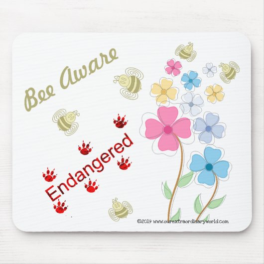 Sla de bijen op muismat (Voorkant)