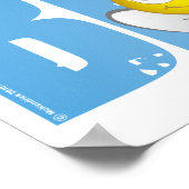 Sla de bijen op poster (Hoek)