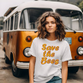 Sla de bijen op t-shirt