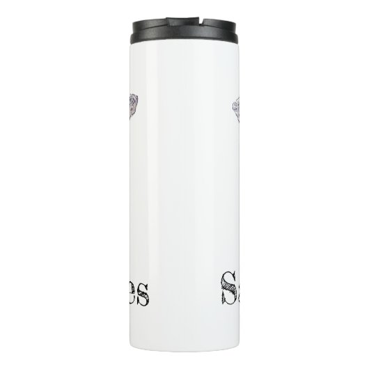 Sla de bijen op thermosbeker (Achterkant)