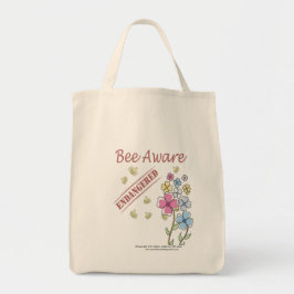 Sla de bijen op tote bag