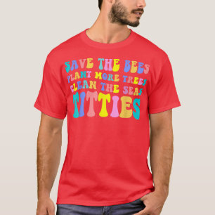 Sla de bijen opnieuw op - bespaar het Plant van de T-shirt