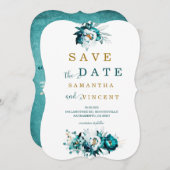 Sla de Blauwgroen datum en Gouden kaart op (Voorkant / Achterkant)