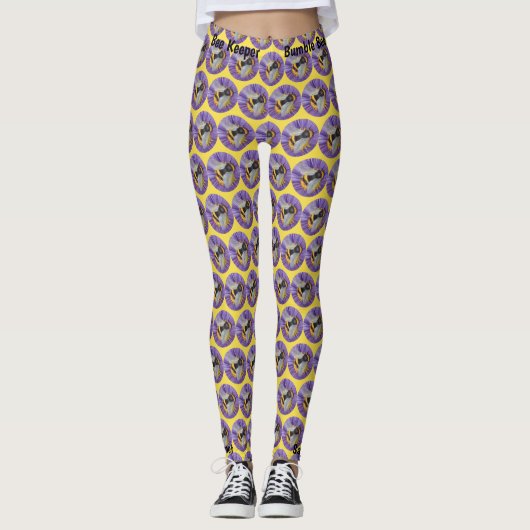 Sla de bloembollen Leggings voor aangepaste bijen (Voorkant)