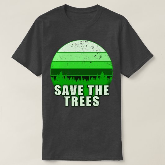 SLA DE BOMEN OP OM PLANEET AARDE TE REDDEN 1 T-SHIRT (Design voorkant)