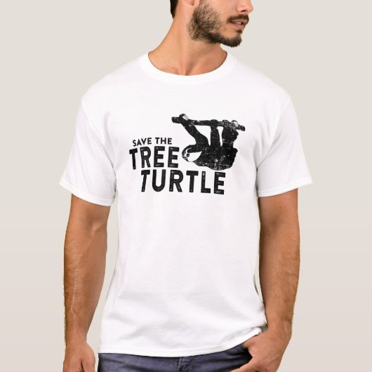 Sla de boomschildpad op t-shirt (Voorkant)