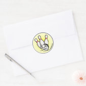 Sla de Bowling Pins Sticker (Envelop)