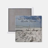 Sla de Date Beach Magnet op (Voorkant / Achterkant)