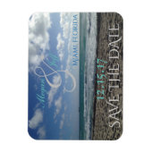 Sla de Date Beach Magnet op Magneet (Verticaal)