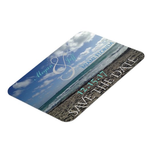 Sla de Date Beach Magnet op Magneet (Linkerzijde)